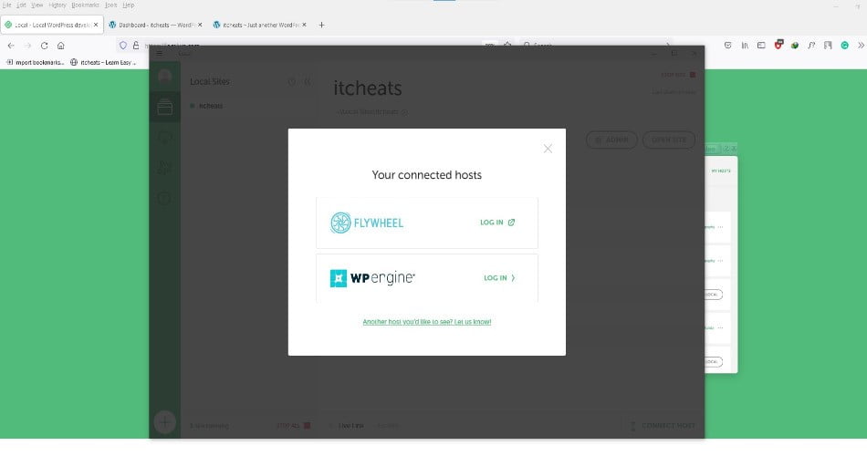 LocalWP - Changing Host (Flywheel and Wpengine)