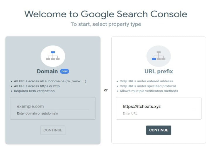 Submit Website URL on Google Search Console - Technical SEO Checklist