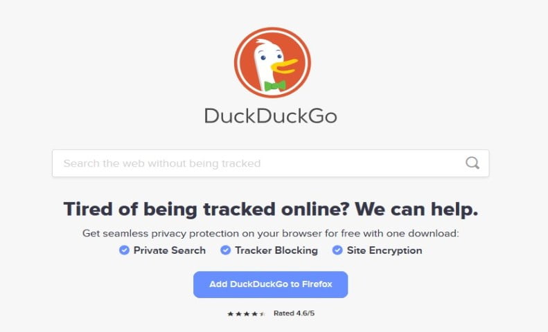 DuckDuckGo - Protecting searchers' privacy.