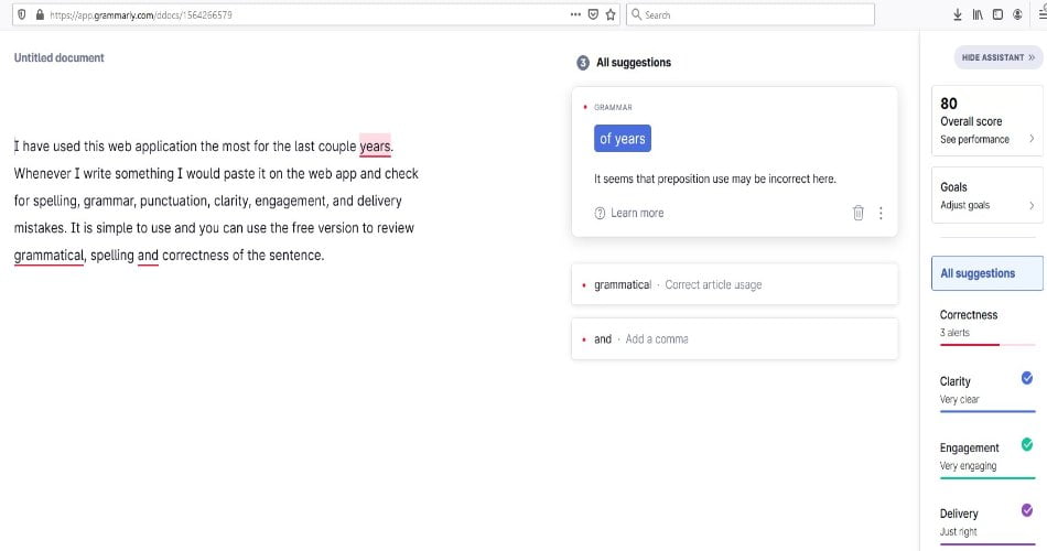 Grammarly - Your Writing Assitant