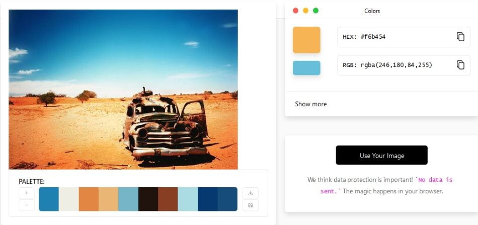 Image Color Picker - Pick colors from Image