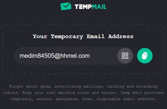 Temp Mail - Get a Temp Mail Instantly